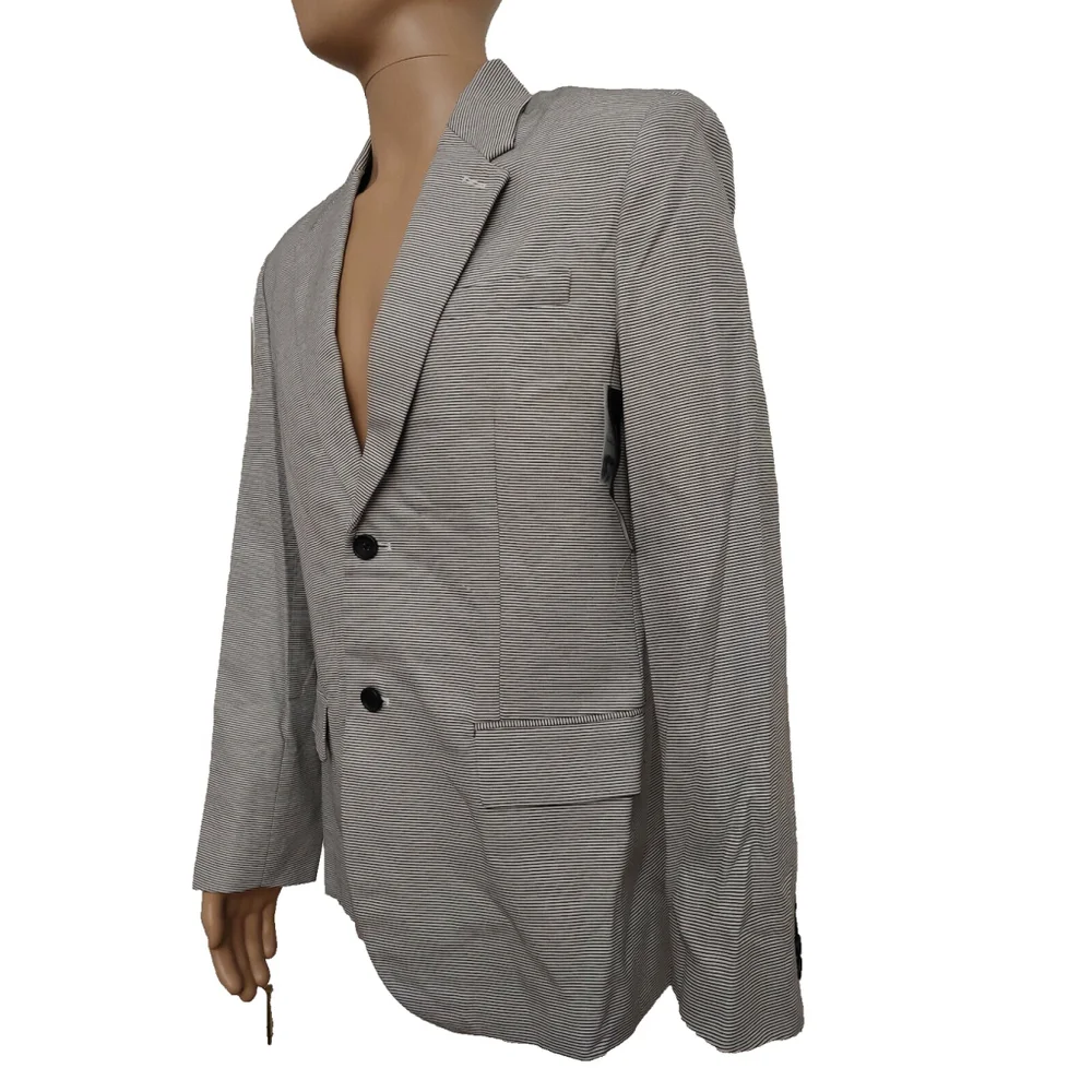 Marc by Marc Jacobs Mens White & Blue Cotton Blazer Suit Jacket Sz L NWT $498